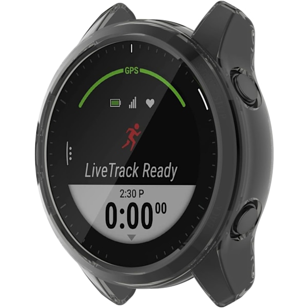 Cover til Garmin Forerunner 945 LTE - Blødt Anti-Drop SmartWatch etui (TPU sort)