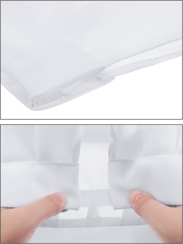 9 stycken kockmössor justerbar matlagningsmössa elastiska köksbagarmössor för