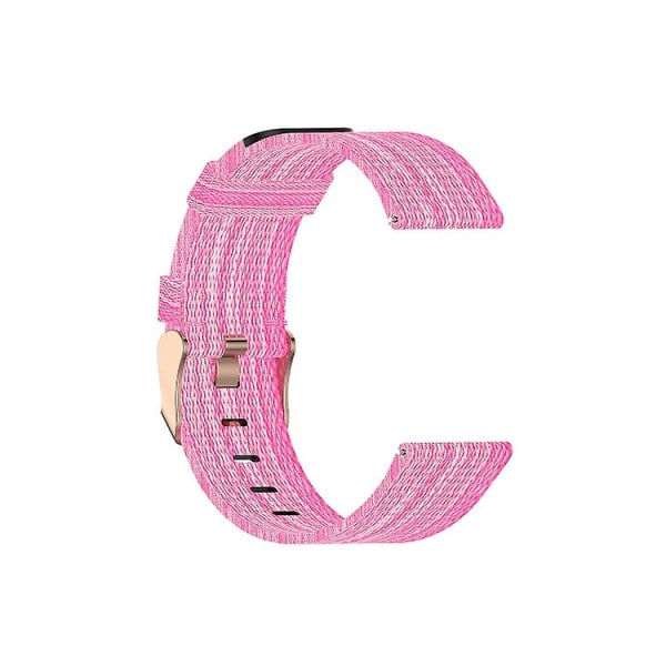 Til Fitbit Versa Canvas Watch Band BYE Pink