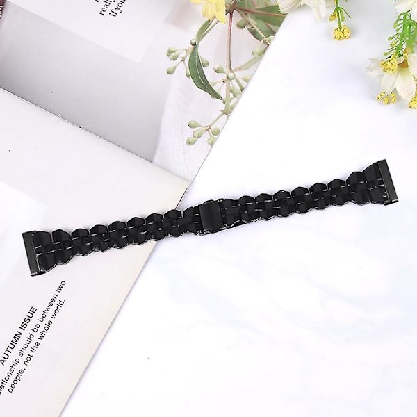 Til Fitbit Versa 3 / Sense Universal Rhombus Resin Watch Band YGG Black