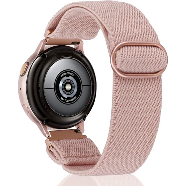20 mm elastisk nylonrem kompatibel med Galaxy Watch 4
