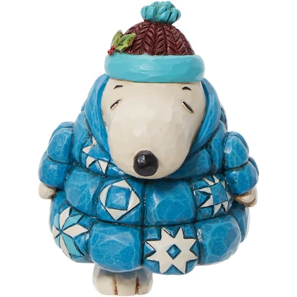 Enesco Jim Shore Peanuts Snoopy Puffer Jacket Mini Figurine