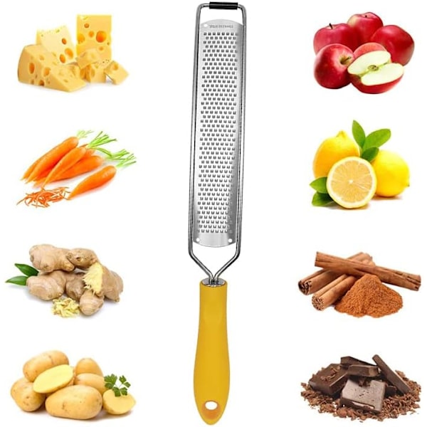 Ost- och citrusrivare i rostfritt stål för köket - Ingefära