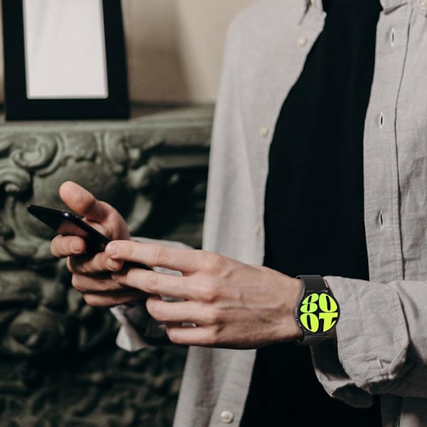 5-osainen pehmeä suojakotelo näytönsuojalla, yhteensopiva Galaxy Watch 6 44mm 2023 kanssa, täysi peittävä HD TPU -suojakuori, yhteensopiva Galaxy Watch 6 44m kanssa