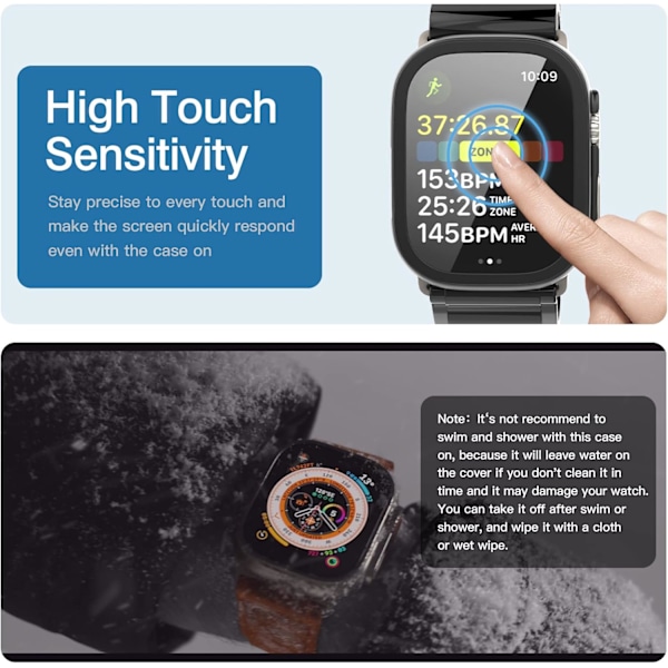 Smartwatch-etui kompatibel med Apple Watch Ultra 2 49mm/Ultra 49 mm,