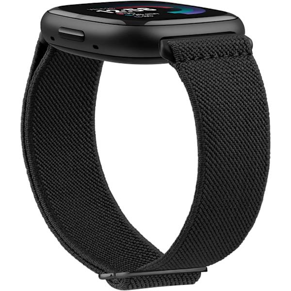 Remmar som är kompatibla med Fitbit Versa 4, Versa 3, Sense - Mjukt elastiskt nylon