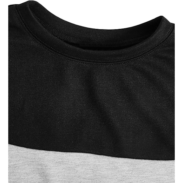 Damer Casual Langærmet Raw Hem Pullover Crop Tops Sweatshirts