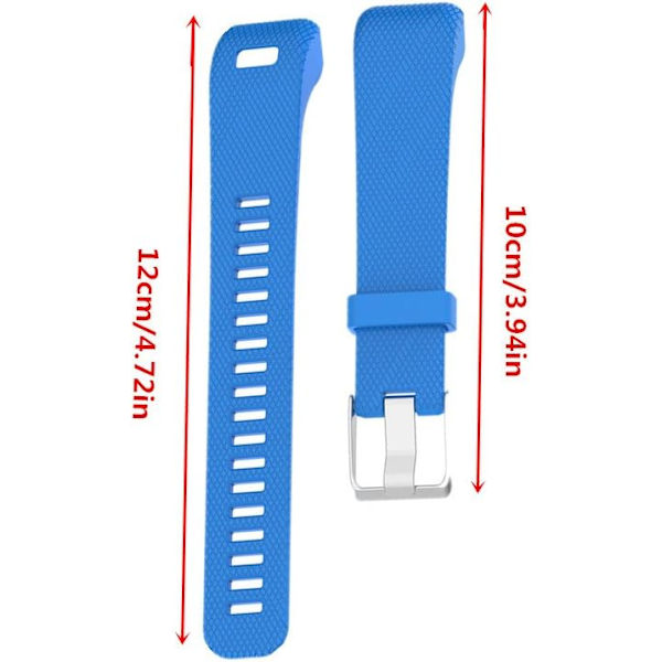 Watch Band til Garmin Apprach 40/10, Silicne Erstatnings Sportsrem Watch Strap til Garmin Vivsmart HR Plus (Farve 5)