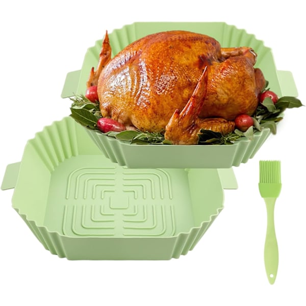 7.8 inch Silicone Air Fryer Liners - Reusable Air Fryer Accessories