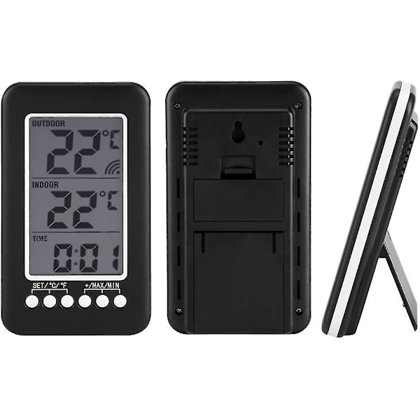Digital LCD utomhustermometer Utomhustermometer Temperatur Trådlös Sändare