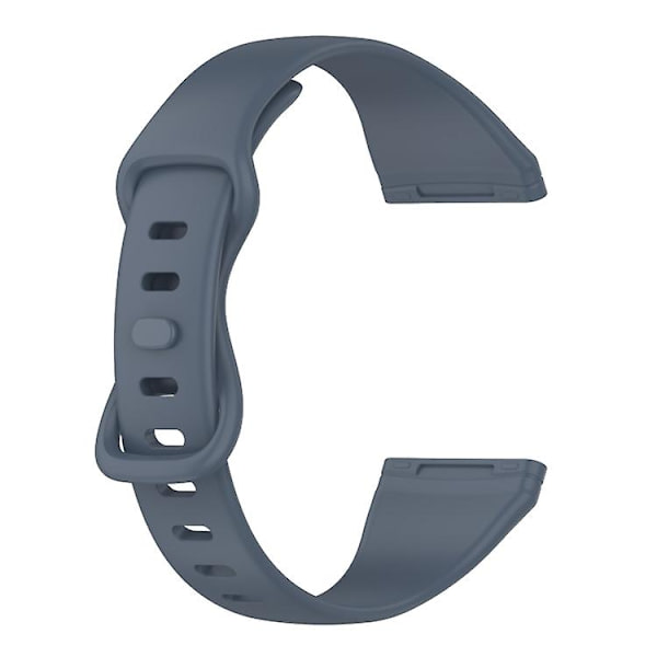 För Fitbit Versa 4 / Versa 3 / Sense Universal Tpu Watch Band PUG Blue Grey