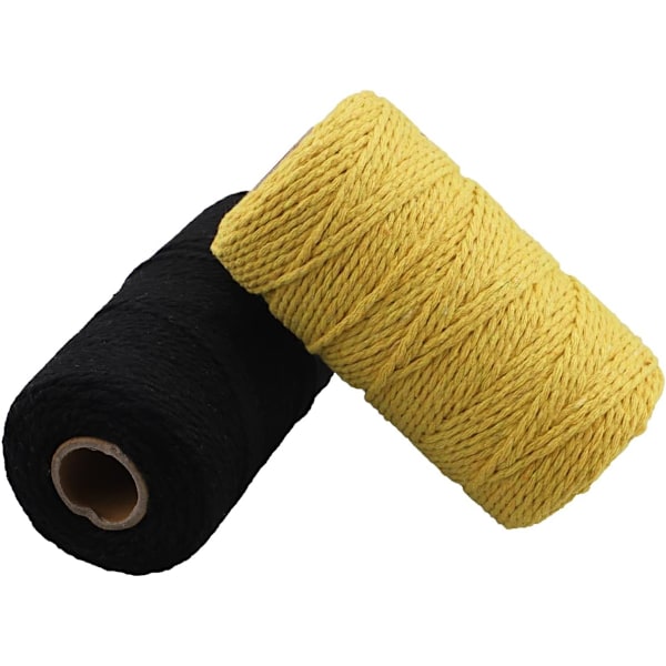 656 Feet Cotton Baker's Twine Spool 10 Ply,Crafts Twine String for DIY Crafts