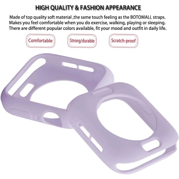 för Apple Watch Case 40mm Series 6/5/4/SE Soft
