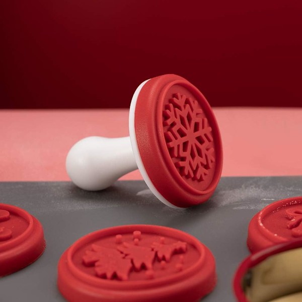Söta Silikonkakstämplar Set - Biscuit Cutter Fondant Mooncake Form