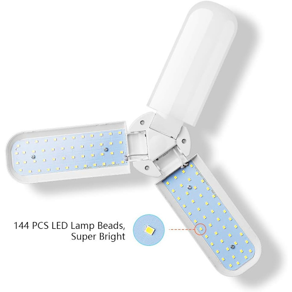LED Garage Light - Super Bright Area Light (400 Watt Equivalent)