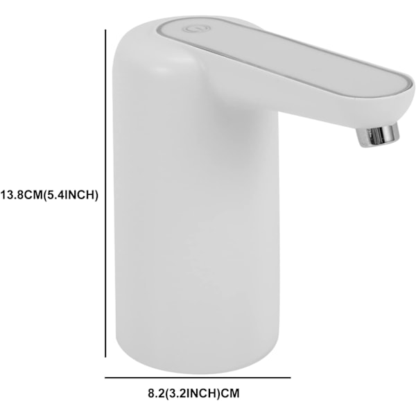 Vattenflaska dispenser, universell USB-laddning, dricka