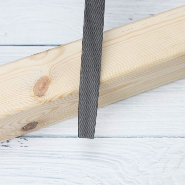 6'' Platt fil - Dubbelskurna tänder Medium Cut Handfil