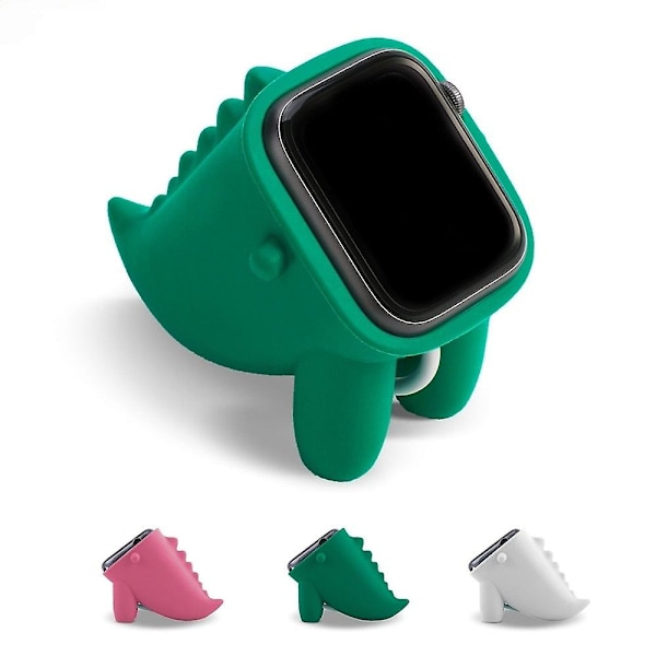 Dinosaurie- Silikonstativhållare, Hemladdningsdocka för Iwatch