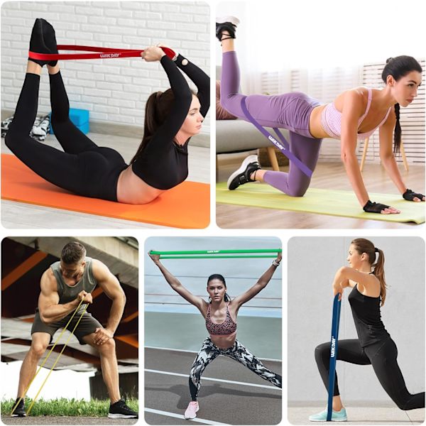 fr Wrking ud, Eercise , Wrkut , Pull Up Assistance  fr Bdy Stretching Training Physical Therapy Muscle Training fr Men & 01 Multicolour 8-100 lbs