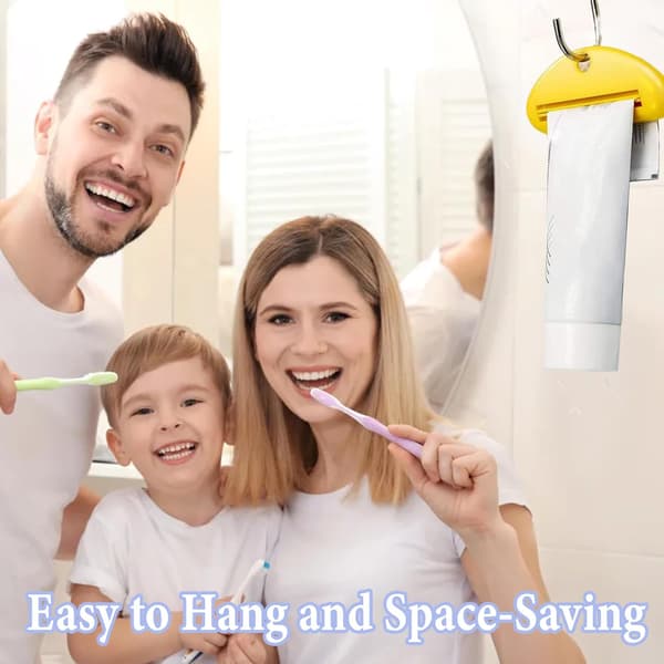 Tandpasta Squeezer, 6 stk. tandpastatube Squeezer tandpastadispenser til badeværelset