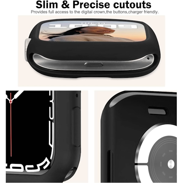 Til Apple Watch Case 41mm Serie 7/8 Soft