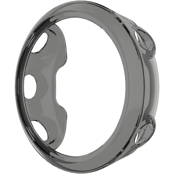 Kompatibelt TPU-skyddsfodral för Garmin Forerunner 45, Mjukt TPU-skyddsfodral för Garmin Forerunner 45 Smartwatch (TPU Svart) T