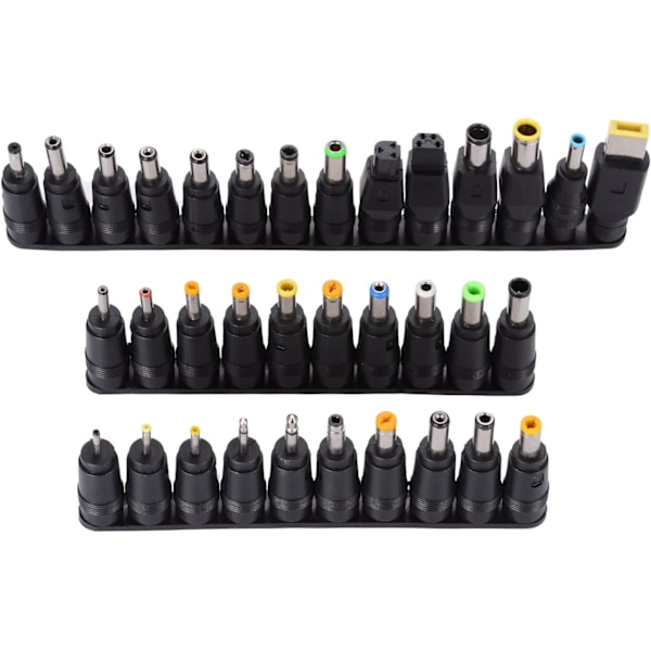 34st Universal Laptop Notebook Ingång Dc Plug Set Jack Tips