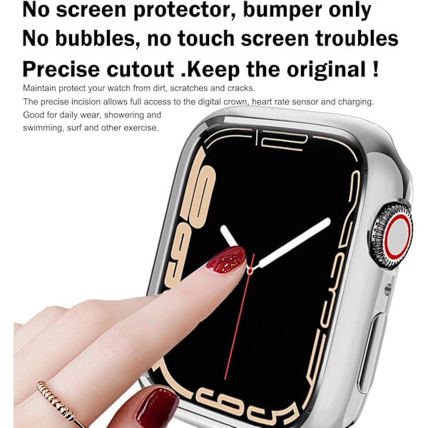 för Apple Watch Case 40mm Series 6/5/4/SE Soft