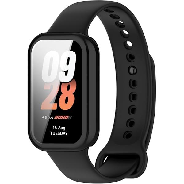 Kompatibel med Xiaomi Smart Band 8 Active/Redmi Band 2 Skyddsfodral, Smartwatch TPU Skyddsfodral Skal Mjukt och Tåligt Klocktillbehör