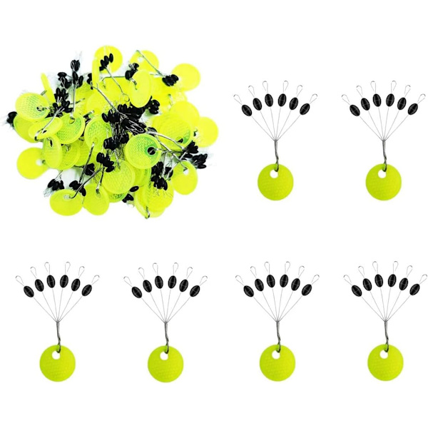 Fiske Gummi Bobber Beads Stoppare - 150 Stykk Flytsänkestopp