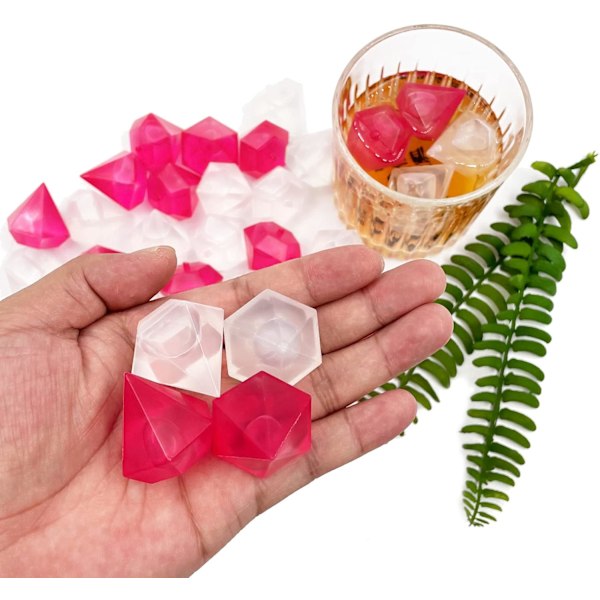 Återanvändbara isbitar, 40 st plastisbitar, snabbfrysning, lätta att rengöra, återfrysbar falsk is för att göra kalla, tilltalande drycker, lunchväskor, kylväska