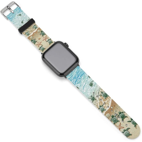 Sødt Lemurer Print Kompatibelt til Apple Watch Rem 44mm 42mm 40mm