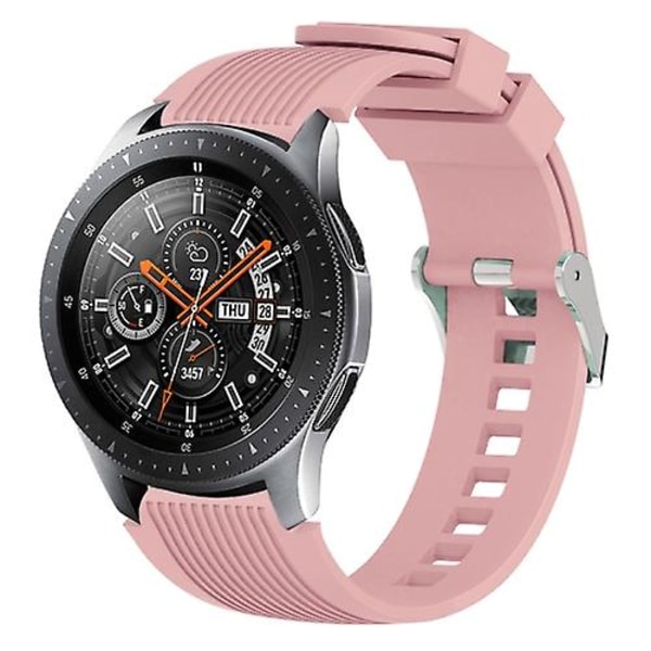 Vertical Grain Watch Band For Galaxy Watch 46mm UJF Pink