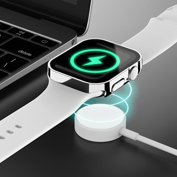 2-pak hårdt etui kompatibelt med Apple Watch 44Mm Series 6 Se Series