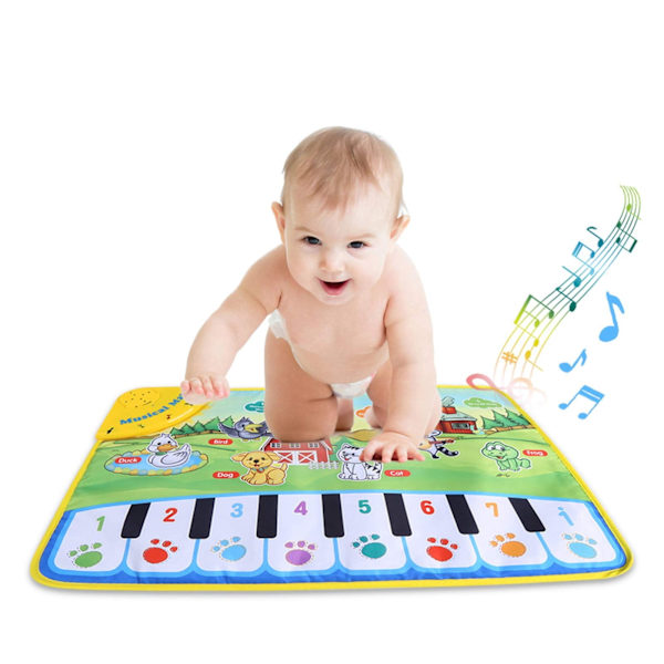 Baby Music Educational Mat - Barns Crawling Piano Keyboard Mat