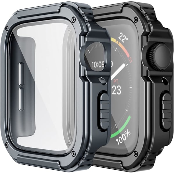 2-pack robust fodral som är kompatibelt med Apple Watch
