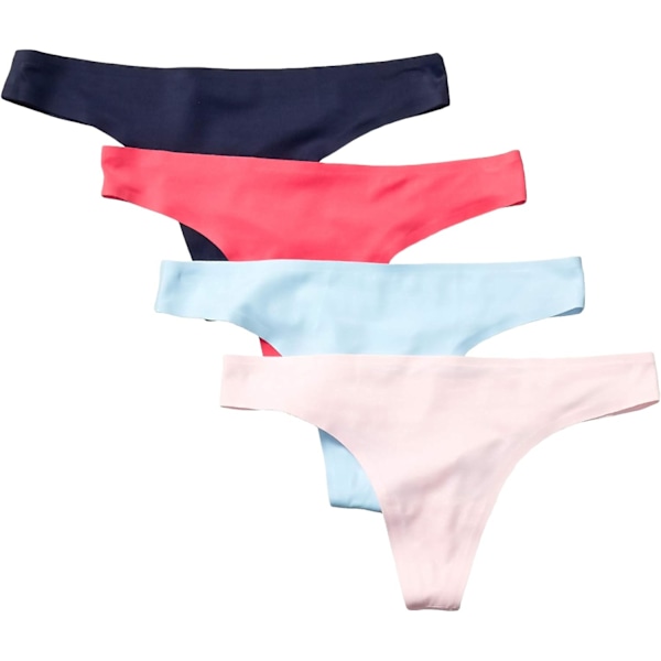 4-pack stretchiga trosor med sömlösa underkläder för kvinnor