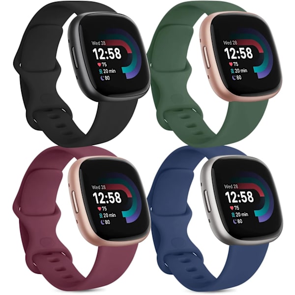 Reservearmbånd for watch til Fitbit Versa 4, Versa 3, Sense 2