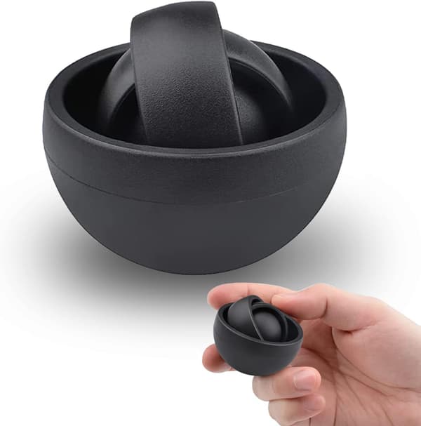 3D Infinite Flip Fidget - Stressball for ADHD - Barn/Voksne (Svart)