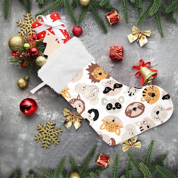 Julstrumpa, personliga julstrumpor 2-pack Djungeldjur Koala 45,7 cm Julstrumpor Hängande Ornament Eldstad för träddekoration 17