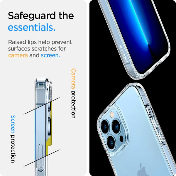 Ultra Hybrid [Anti-Yellowing Technology] Designet for iPhone 13 Pro Max Deksel (2021) - Krystallklar Krystallklar iPhone 13 Pro Max