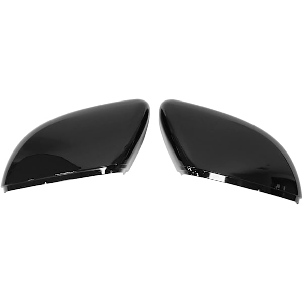 Blank sort spejlkappe til VW Touran 2010-2014, Golf MK6 2009-2013