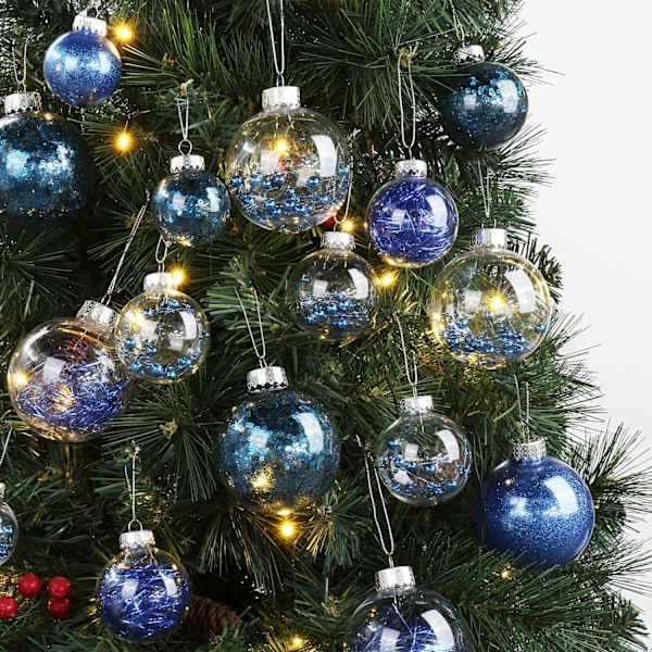 30 stk julekulepynt 2'' knusesikre julepyntsett