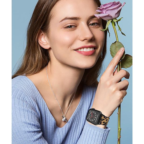 Stretchig Solo Loop-band kompatibel med Apple Watch -band 38 mm 40 mm