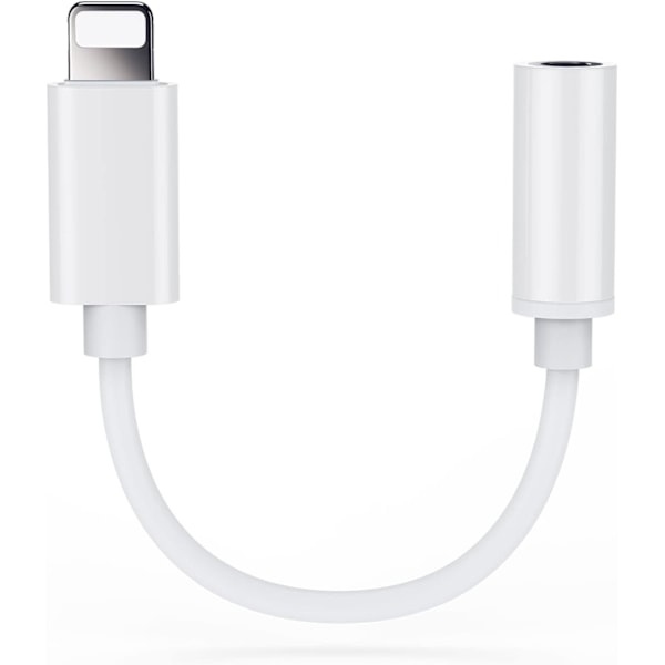 Apple Mfi-certifierad Lightning till 3,5 mm hörlursuttag