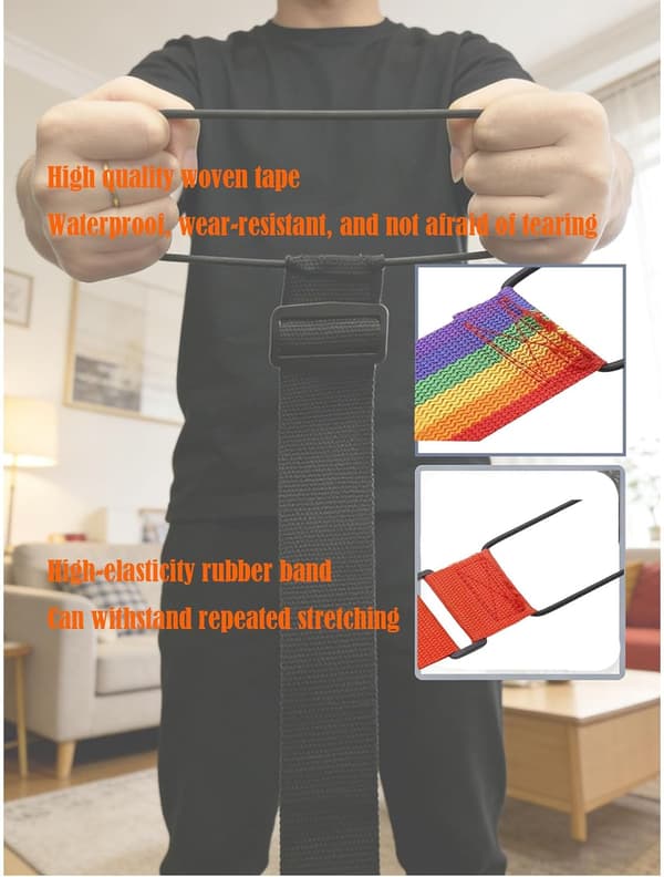 Multifunksjonelle sterke justerbare bagasjekoblingsstropper, elastisk justerbar bagasjestropp, multifunksjonell elastisk bagasjestropp med spenne,