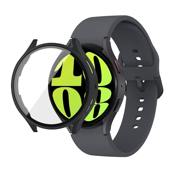 2+2st til Samsung Galaxy Watch 6 40mm etui med skærmbeskyttelse