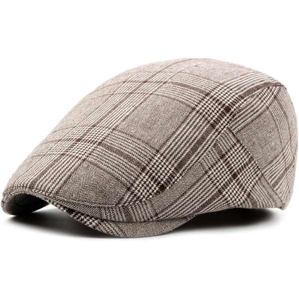 Herrnyhetspojke Gatsby Hatt Vintage Basker Platt Ivy Körning Jaktmössa för
