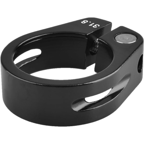 Sadelstolpsklämma för cykel - snabbkoppling (31,8 mm, svart)