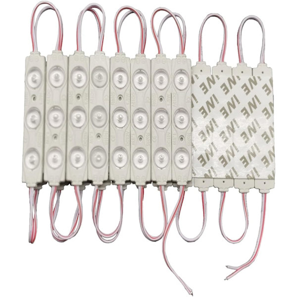 LED-modul, 3 LED-moduler Julbelysning Uppblåsbar 20 st 9,8 fot DC12V 2835 SMD 160 LM Injektions-LED-modul IP65 Vattentät LED-lampa för bokstav